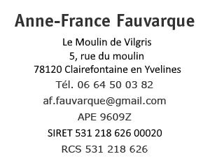 Mentions Légales - Anne-France Fauvarque